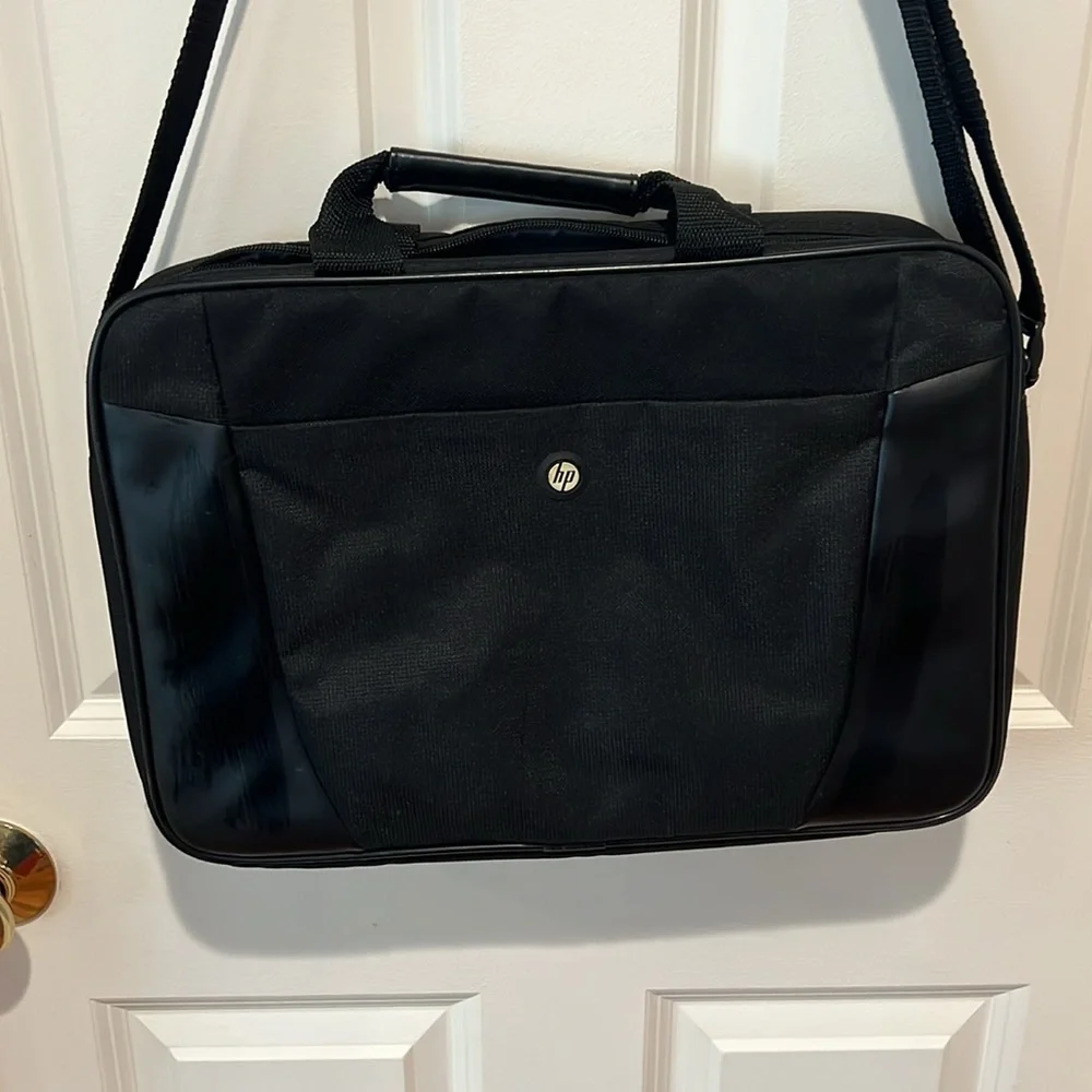 HP, black laptop bag. NWOT.